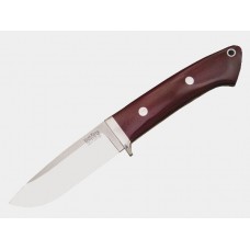 Нож Bark River Drop Point Hunter Maroon Linen фикс. клинок с Нож Bark River Drop Point Hunter Maroon Linen фикс. клинок с