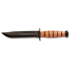 Нож Ka-Bar 1250 Short USMC сталь 1095 рукоять кожа Нож Ka-Bar 1250 Short USMC сталь 1095 рукоять кожа