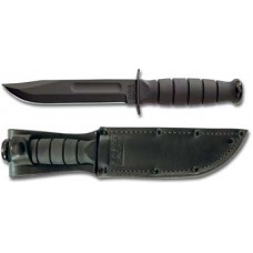 Нож Ka-Bar 1256 Short Black USMC сталь 1095 рукоять кратон Нож Ka-Bar 1256 Short Black USMC сталь 1095 рукоять кратон
