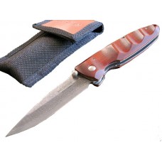 Нож Mcusta Basic Folder Cocobolo Damascus Blade сталь VG10 д