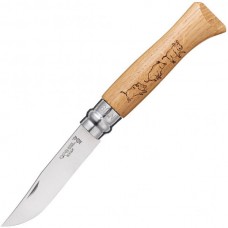 Нож Opinel 8VRI Animalia кабан 8,5см нержавеющая сталь