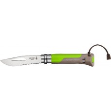 Нож Opinel Outdoor 8VRI складной 8,5см зеленый