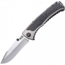 Нож Sog SideSwipe Mini полуавтоматический сталь 7Сr15 рукоять алюминий