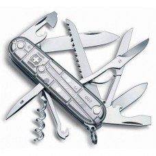 Нож Victorinox Huntsman 91мм серебристый полупрозрачный
