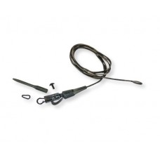 Оснастка Prologic safetly clip QC link metal core leader 80см 45lbs 3шт Оснастка Prologic safetly clip QC link metal core leader 80см 45lbs 3шт