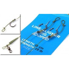 Оснастка волосяная Nautilus Line aligner rig 16см 25Ib №6 Оснастка волосяная Nautilus Line aligner rig 16см 25Ib №6