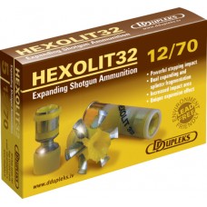 Патрон 12х70 DDupleks пуля Hexolit 32г Патрон 12х70 DDupleks пуля Hexolit 32г