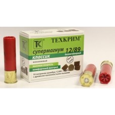 Патрон 12х89 Техкрим картечь 8,0 Супермагнум Патрон 12х89 Техкрим картечь 8,0 Супермагнум