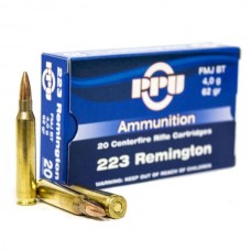 Патрон 223Rem PPU FMJ BT 4,00г Патрон 223Rem PPU FMJ BT 4,00г