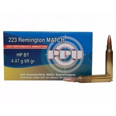 Патрон 223Rem PPU Match HP BT 4,47г Патрон 223Rem PPU Match HP BT 4,47г