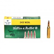 Патрон 243Win Sellier&Bellot 6,5г SP bulk packing box 1/50 Патрон 243Win Sellier&Bellot 6,5г SP bulk packing box 1/50