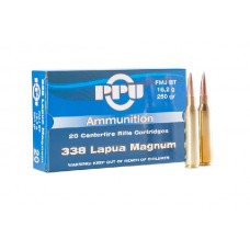 Патрон 338Lapua Mag PPU FMJ BP 16,2г Патрон 338Lapua Mag PPU FMJ BP 16,2г