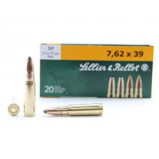Патрон 7,62х39 Sellier&Bellot SP 1/20 Патрон 7,62х39 Sellier&Bellot SP 1/20