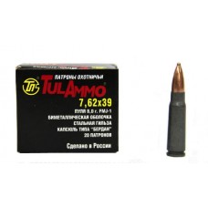 Патрон 7,62х39 ТПЗ HP биметалл Патрон 7,62х39 ТПЗ HP биметалл