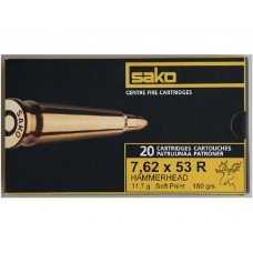 Патрон 7,62х53R Sako 11,7 Hammerhead SP Патрон 7,62х53R Sako 11,7 Hammerhead SP