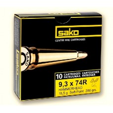 Патрон 9,3x74R Sako 18,5 Hammerhead SP Патрон 9,3x74R Sako 18,5 Hammerhead SP