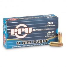 Патрон 9х19 PPU Luger JHP 9,5г Патрон 9х19 PPU Luger JHP 9,5г