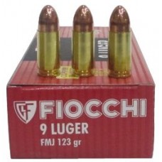 Патрон 9х19Luger Fiocchi FMJ 8г Патрон 9х19Luger Fiocchi FMJ 8г