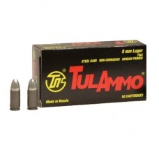 Патрон 9х19Luger ТПЗ FMJ гильза цинк 7,45г 1/50 Патрон 9х19Luger ТПЗ FMJ гильза цинк 7,45г 1/50