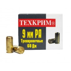 Патрон 9мм Р.А. Техкрим 60Дж Патрон 9мм Р.А. Техкрим 60Дж