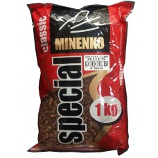 Пеллетс MINENKO Magic/special carp Конопля 5мм 1кг Пеллетс MINENKO Magic/special carp Конопля 5мм 1кг