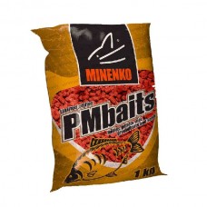 Пеллетс MINENKO PMbaits strawberry 10мм 1кг Пеллетс MINENKO PMbaits strawberry 10мм 1кг