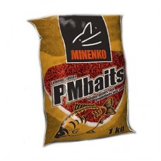 Пеллетс MINENKO PMbaits Strawberry 5мм 1кг Пеллетс MINENKO PMbaits Strawberry 5мм 1кг
