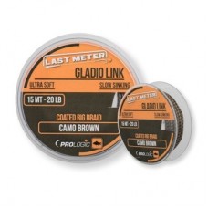 Поводковый материал Prologic gladio link 15м 30lbs сoated сamo brown