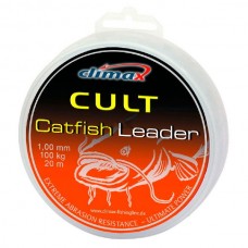 Поводочный материал Climax Catfish leader 20м 1мм 100кг серый Поводочный материал Climax Catfish leader 20м 1мм 100кг серый