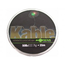 Поводочный материал Korda kable leadcore weed 25м Поводочный материал Korda kable leadcore weed 25м