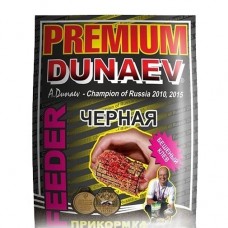 Прикормка Dunaev-Premium 1кг фидер черная Прикормка Dunaev-Premium 1кг фидер черная