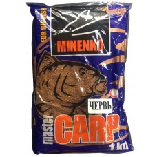 Прикормка MINENKO Master carp червь