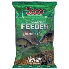Прикормка Sensas 3000 1кг super feeder lake black 1кг