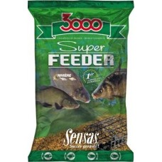 Прикормка Sensas 3000 1кг super feeder river 1кг