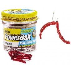 Приманка Berkley Powerbait Maxi power Blood worms red Приманка Berkley Powerbait Maxi power Blood worms red