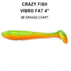 Приманка Crazy Fish Vibro fat 4'' 15-100-5d-6 Приманка Crazy Fish Vibro fat 4'' 15-100-5d-6