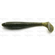 Приманка Keitech виброхвост Swing impact fat 3,8" 401 green pumpking chartreuse