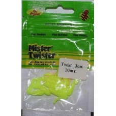 Твистер Twist 3см DA10-Milktreuse 1/10 Твистер Twist 3см DA10-Milktreuse 1/10
