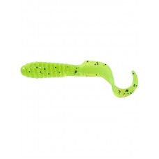 Приманка Mister Twister твистер Twist 5см 101S неоново-салатовый 1/10