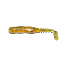 Приманка Reins виброхвост Fat rockvibe shad 4" 429 motor oil pepper