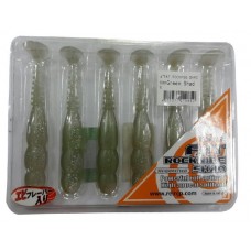 Приманка Reins виброхвост Fat rockvibe shad 4" B33 green shad