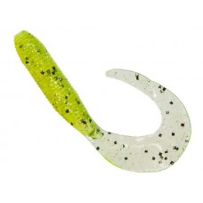 Приманка Zman твистер Grubz 5" chartreuse sparkle 8шт Приманка Zman твистер Grubz 5" chartreuse sparkle 8шт