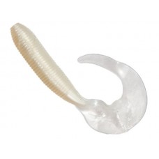 Приманка Zman твистер Grubz 5" shimmer pearl 8шт Приманка Zman твистер Grubz 5" shimmer pearl 8шт