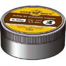 Пульки Shershen 0.5 гр 250 шт Пульки Shershen 0.5 гр 250 шт