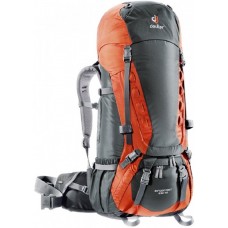 Рюкзак Deuter Aircontact 55+10л granite/papaya Рюкзак Deuter Aircontact 55+10л granite/papaya