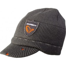 Шапка Savage Gear Logo knit beanie grey Шапка Savage Gear Logo knit beanie grey