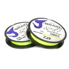 Шнур Daiwa J-Braid X4 0,10мм 135м Yellow Шнур Daiwa J-Braid X4 0,10мм 135м Yellow