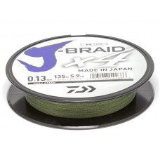 Шнур Daiwa J-Braid X4 0,13мм 135м Dark green Шнур Daiwa J-Braid X4 0,13мм 135м Dark green