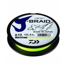 Шнур Daiwa J-Braid X4 0,15мм 135м Yellow Шнур Daiwa J-Braid X4 0,15мм 135м Yellow