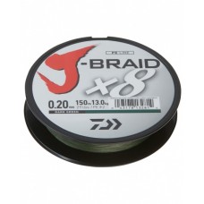 Шнур Daiwa J-Braid X8 0,16мм 150м dark green Шнур Daiwa J-Braid X8 0,16мм 150м dark green